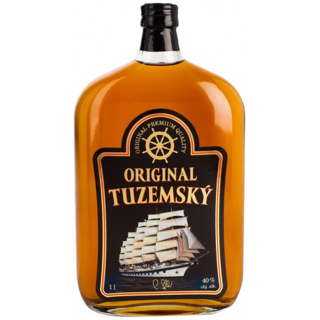 Original Tuzemský - plochá lahev 1L 40%